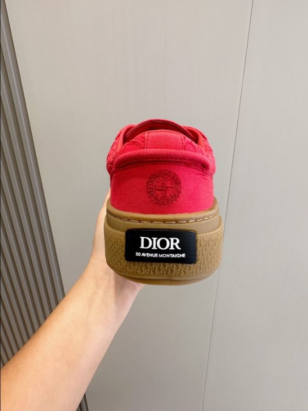 Dior x Stone Island Limited Edition Red Sneaker Reps 1