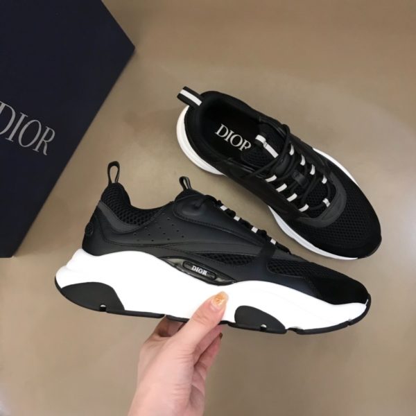 Dior B22 Multicolor Stitching Black Sneaker Reps 4