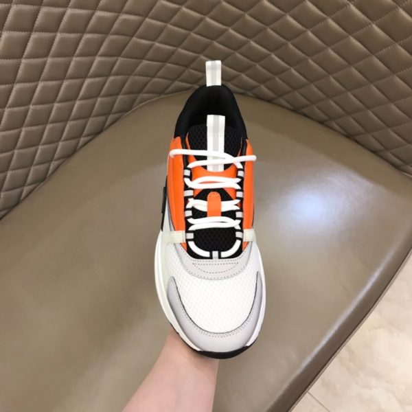 Dior B22 Sport White Orange Sneaker Reps 4