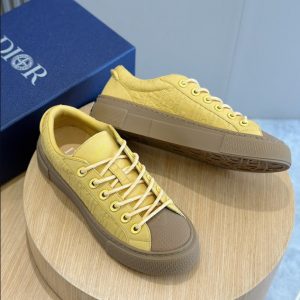 Dior x Stone Island Limited Edition Yellow Sneaker Reps 3