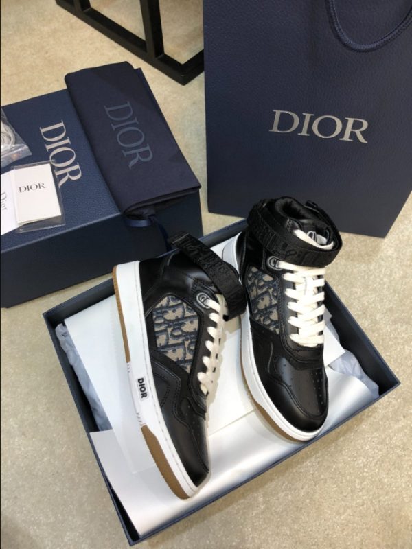 Dior B27 High ‘Dior Oblique Black’ Sneaker Reps 4