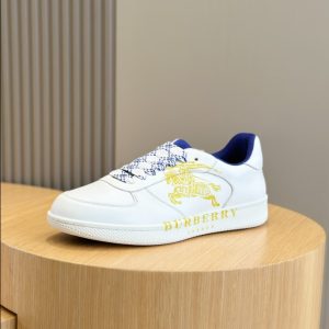 Burberry White Yellow Low Sneaker Reps 1