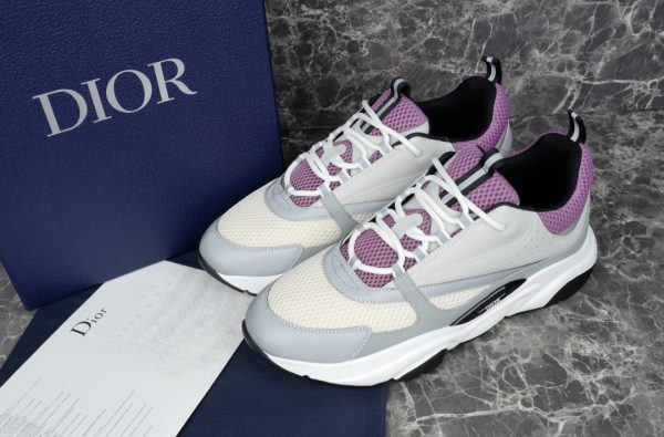 Dior B22 Triple Purple and Grey Sneaker Reps 1