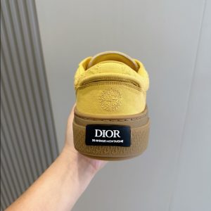 Dior x Stone Island Limited Edition Yellow Sneaker Reps 4