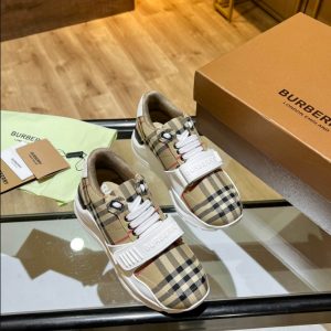 Burberry Beige Burb Trainers Sneaker Reps 2