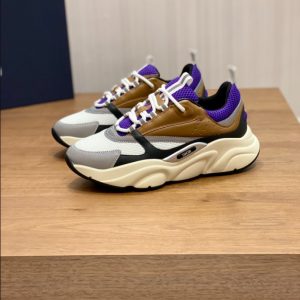 Dior B22 Violet Brown Beige Sneaker Reps 2