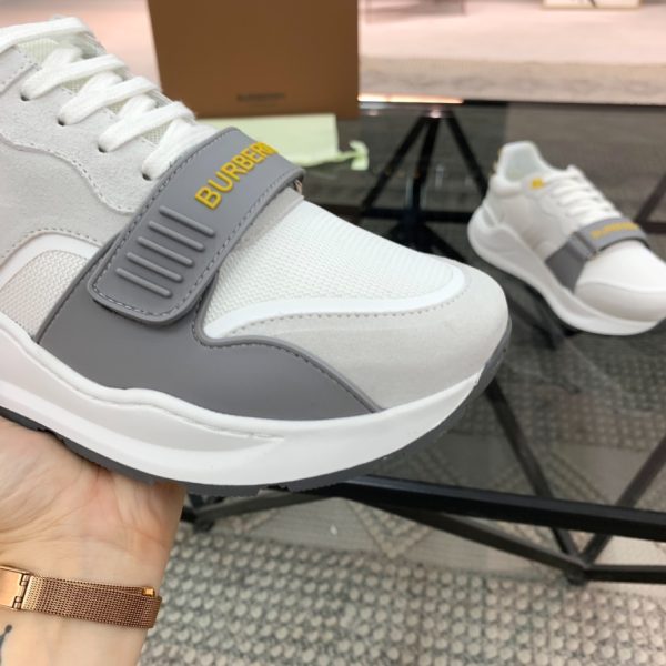 Burberry White Yellow Ramsey Sneaker Reps 2