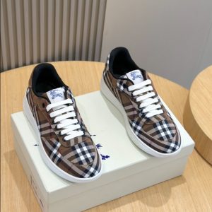 Burberry Rangleton Check Birch Brown Sneaker Reps 4