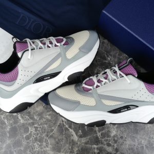 Dior B22 Triple Purple and Grey Sneaker Reps 2