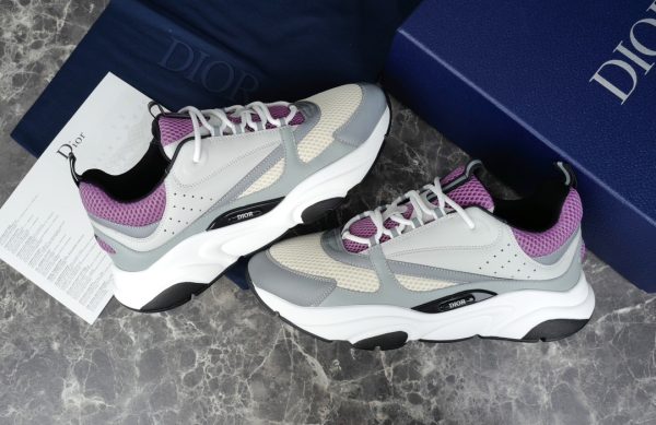 Dior B22 Triple Purple and Grey Sneaker Reps 2