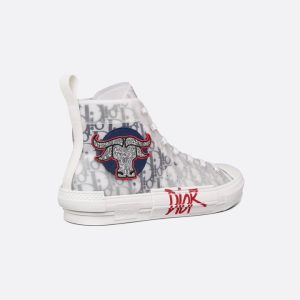 Dior Shawn Stussy x B23 High 'Ox Head Embroidery Patch' Sneaker Reps 2