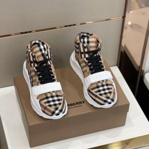 Burberry Vintage Check High-Top Sneaker Reps 2