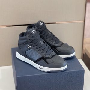 Dior B27 High ‘Black CD Diamond’ Sneaker Reps 1