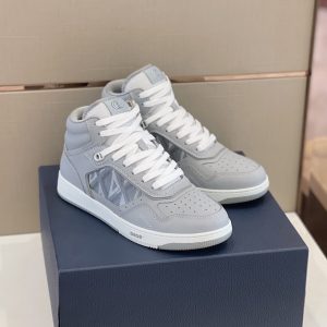 Dior B27 High ‘Gray CD Diamond’ Sneaker Reps 1