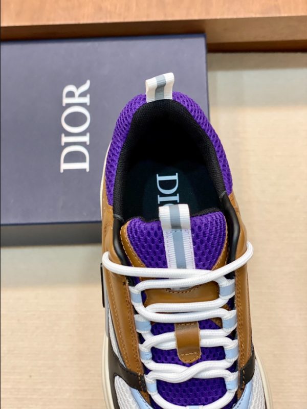 Dior B22 Violet Brown Beige Sneaker Reps 1