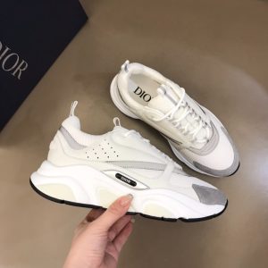 Dior B22 White Technical Mesh Sneaker Reps 1