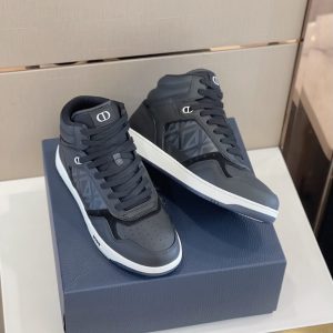 Dior B27 High ‘Black CD Diamond’ Sneaker Reps 4