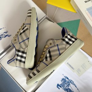 Burberry Terrace Check Grey Sneaker Reps 1