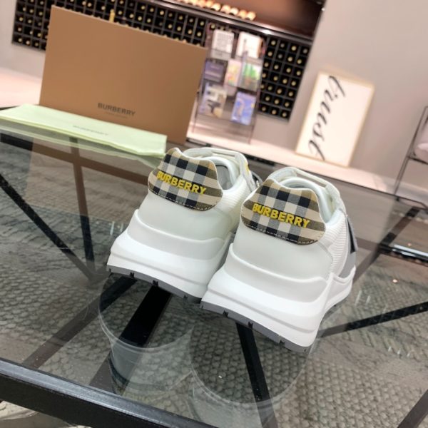 Burberry White Yellow Ramsey Sneaker Reps 3