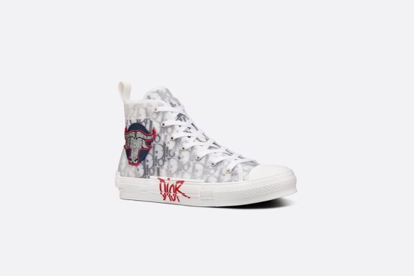 Dior Shawn Stussy x B23 High 'Ox Head Embroidery Patch' Sneaker Reps 1