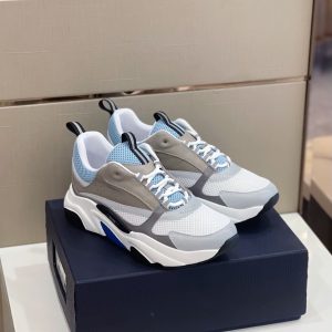 Dior B22 Technical Mesh White Blue Beige Sneaker Reps 1