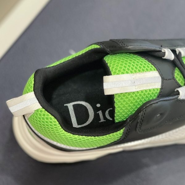 Dior B22 Technical Mesh Black White Green Sneaker Reps 1