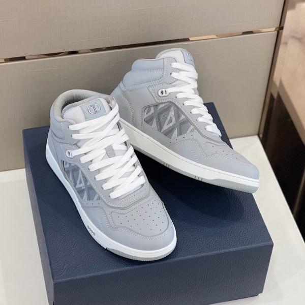 Dior B27 High ‘Gray CD Diamond’ Sneaker Reps 3