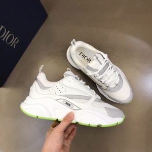 Dior B22 Technical Mesh Smooth White Sneaker Reps 2