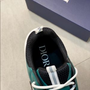 Dior B22 White Black Green Gold Sneaker Reps 6