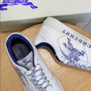 Burberry White Blue Low Sneaker Reps 3