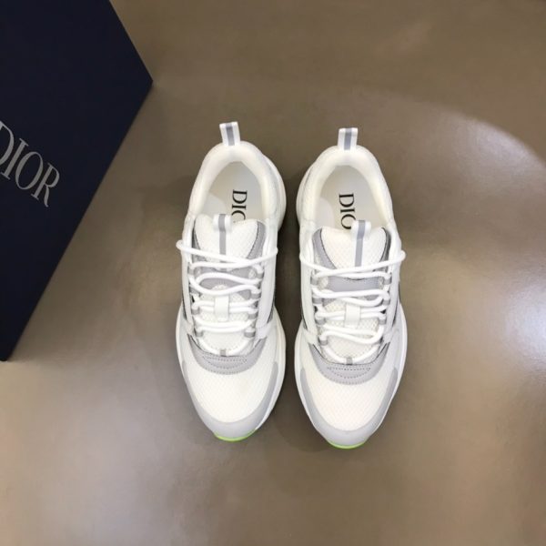 Dior B22 Technical Mesh Smooth White Sneaker Reps 2