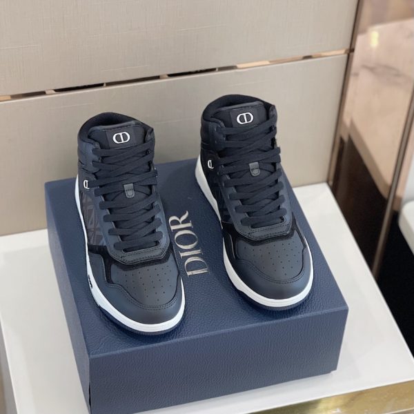 Dior B27 High ‘Black CD Diamond’ Sneaker Reps 3