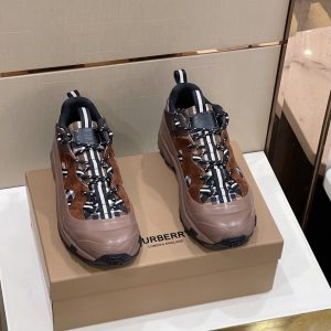 Burberry Birch Brown Check Arthur Sneaker Reps 4