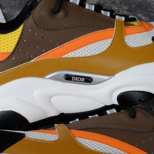 Dior B22 Yellow White Ebony Camel Sneaker Reps 3