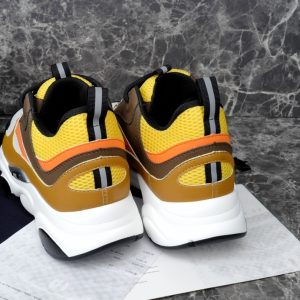 Dior B22 Yellow White Ebony Camel Sneaker Reps 4