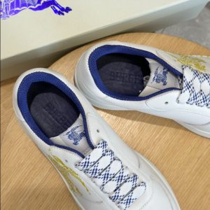 Burberry White Yellow Low Sneaker Reps 3