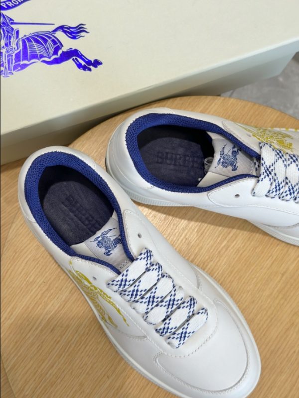 Burberry White Yellow Low Sneaker Reps 3