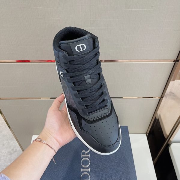 Dior B27 High ‘Black CD Diamond’ Sneaker Reps 2