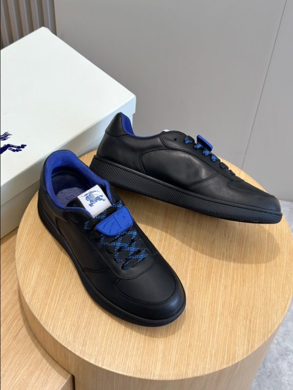 Burberry Black Navy Mid Sneaker Reps 3