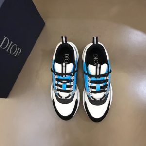 Dior B22 Light Blue Croc Sneaker Reps 5