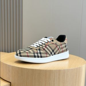 Burberry Rangleton Check Birch Light Brown Sneaker Reps 3