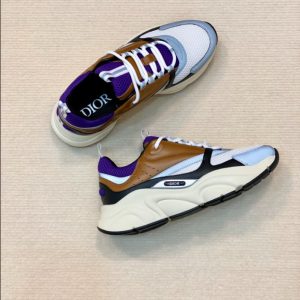 Dior B22 Violet Brown Beige Sneaker Reps 3