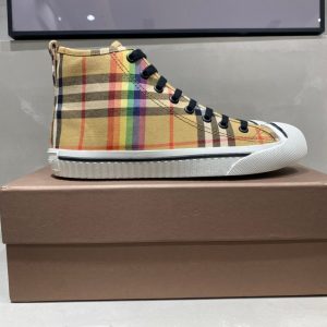 Burberry Rainbow Print High Top Sneaker Reps