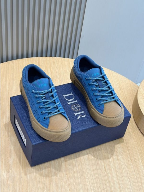 Dior x Stone Island Limited Edition Blue Sneaker Reps 5