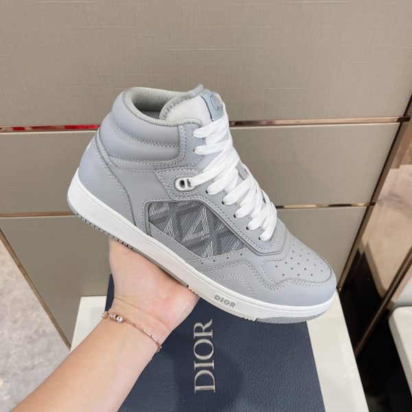 Dior B27 High ‘Gray CD Diamond’ Sneaker Reps 4