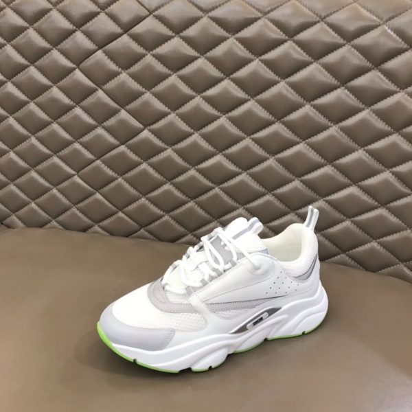 Dior B22 Technical Mesh Smooth White Sneaker Reps 4