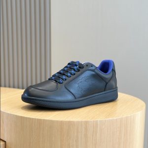 Burberry Black Leather Stock Sneaker Reps 4