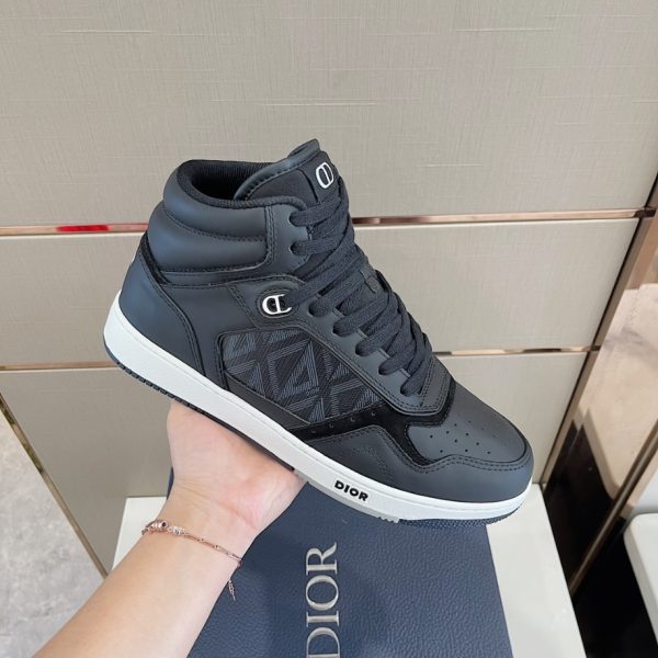 Dior B27 High ‘Black CD Diamond’ Sneaker Reps 5