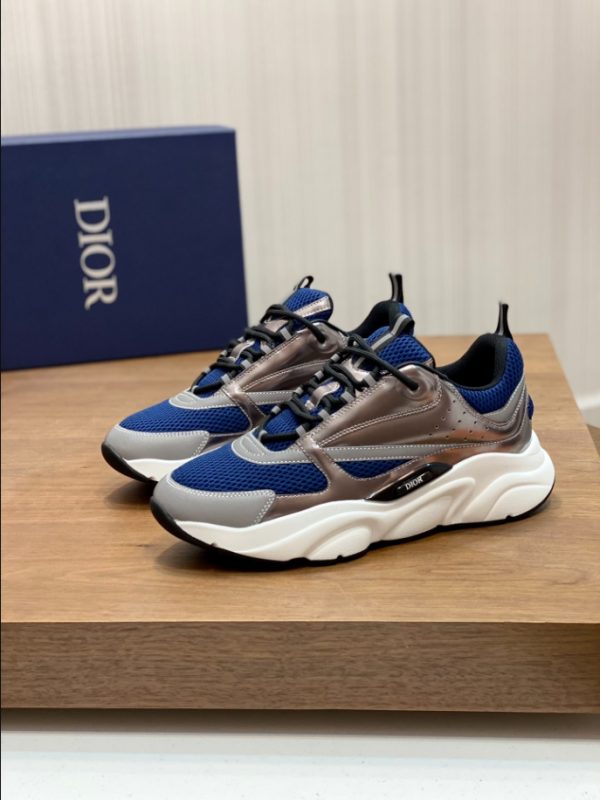 Dior B22 Trainer ‘Blue Silver’ Sneaker Reps 4