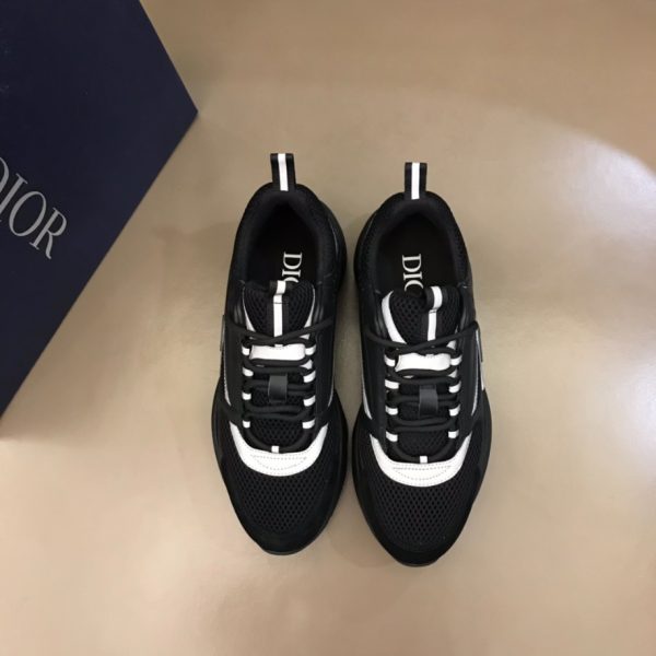 Dior B22 Reflective Leather Multicolor Black Sneaker Reps 6